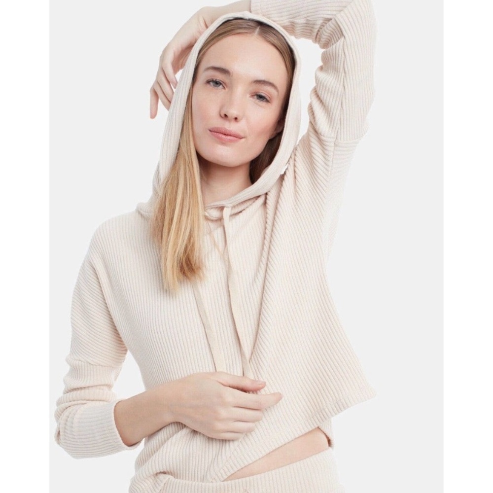 Verishop LETT Bari Rib drawstring Lounge hoodie